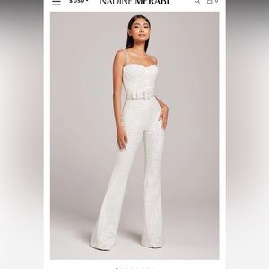 Nadine Merabi jumpsuit size s/m. Worn once. No alterations